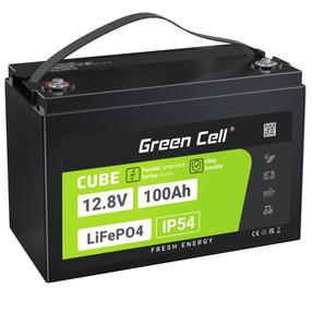 Аккумулятор Green Cell Cube, 12.8 В, 100 Ач, 16 а