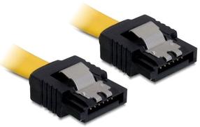 Laidas Delock SATA to SATA SATA, SATA, 0.3 m, geltona sp.