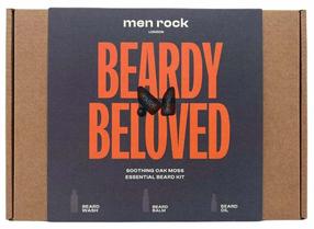 Veido priežiūros priemonių rinkinys vyrams Men Rock Beardy Beloved Soothing Oak Moss Beard Kit