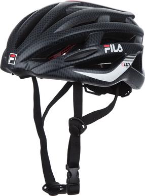 Dviratininkų šalmas vyrams Fila LED, juoda sp./raudona sp., L