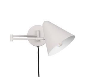 Lampa sienas Trio Cosima 263970176, E14, 1 x 10 W, pelēka krās. / balta krās.
