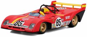 Mänguasja võidusõiduauto Bburago Ferrari 312 P 1972 18-36302, 1:43, punane v.