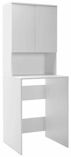 Skapis virs veļas mašīnas Kalune Design Adr-482-Bb-1, balta krās., 60 cm x 65 cm x 182 cm