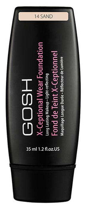 Skystas makiažo pagrindas Gosh X-Ceptional Wear, 14 sand, 35 ml