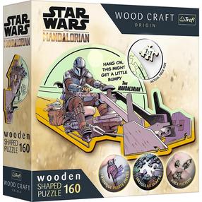 Koka puzle Trefl Star Wars The Mandalorian, 19 cm x 23 cm, 160 gab., daudzkrāsaina