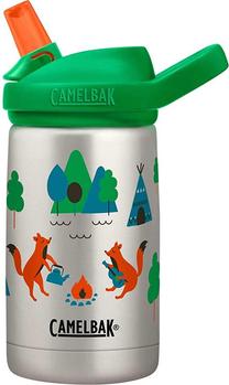 Vaikiška gertuvė Camelbak Eddy Kids Vacuum, 350 ml, 3 m., nerūdijantysis plienas/silikonas/polipropilenas (pp), žalia sp.