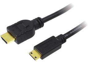 Adapteris Acc HDMI to mini HDMI HDMI male, Mini HDMI male, 1.5 m, melna krās.