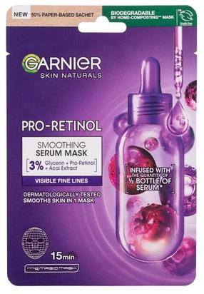 Näomask Garnier Skin Naturals Pro-Retinol Smoothing, 22 g