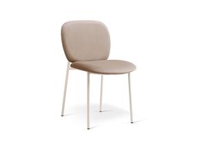 Krēslu komplekts Cosmopolitan Design Caroline Velvet, matēts, krēmkrāsa/bēša krās., 61 cm x 49 cm x 79 cm, 2 gab.