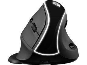 Kompiuterio laidinė pelė Sandberg Wireless Vertical Mouse Pro, juoda sp.