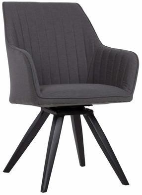 Valgomojo kėdė Home4you Tomson 15017, matinė, pilka sp., 64 cm x 44 cm x 88 cm