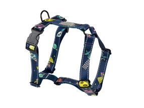 Petnešos šunims Amiplay Guard BeSpace, mėlyna sp., 350 - 550 mm x 20 mm, M