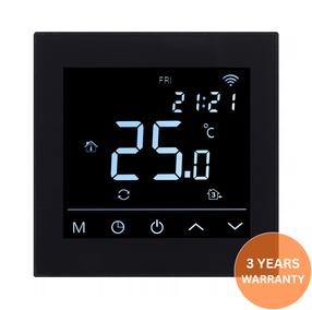 Напольный термостат Heatcom HC91, врезной, черный цв., 8.6 см, 5 - 50 °С
