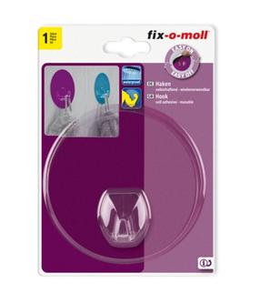 Крючок Fix-O-Moll 3562906, Ø 10 см, прозрачный цв.