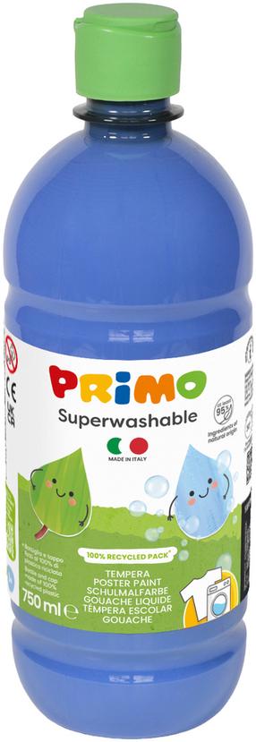 Dažai guašas Primo Superwashable, 750 ml, tamsiai mėlyna (navy) sp., 1 sp.