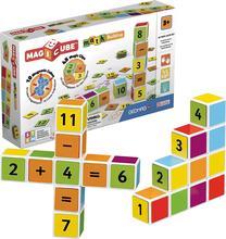 Mokomosios matematinės kaladėlės Geomag Magicube Maths Buildings, įvairių spalvų, 55 vnt.