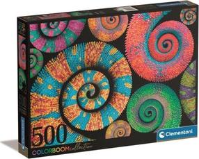 Dėlionė Clementoni Color Boom Curly Tails 35519, 36 cm x 49 cm, 500 vnt., įvairių spalvų