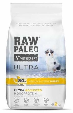 Сухой корм для собак VetExpert Raw Paleo Ultra Ultra, индюшатина, 2 кг