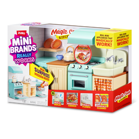 Vaikiška virtuvėlė, virtuvės prietaisų rinkinys Zuru Mini Brands Miniature Magic Cook, įvairių spalvų