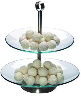 Serviravimo padėklas Ambition Two level, Skaidri