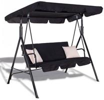 Lauko sūpynės Springos Luna GS0014, juoda sp., 110 cm x 170 cm x 150 cm
