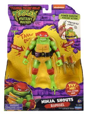 Žaislinė figūrėlė TMNT Ninja Turtles Ninja Shouts Raphael 83354, įvairių spalvų