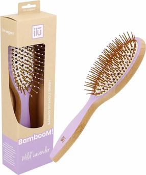 Plaukų šukos Ilu Bamboom Wild Lavender Medium, violetinė sp.