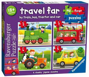 Пазл 4in1 Ravensburger Travel Far, 72 шт.