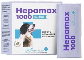 Maisto papildas šunims BioVeterinary Hepamax 1000, 28 vnt.