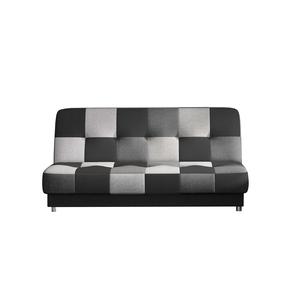 Sofa-lova Cayo Cay_04, juoda sp./pilka sp., 90 x 192 cm x 90 cm