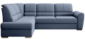 Kampinė sofa Siber Gojo 40, tamsiai mėlyna sp., kairinė, 186 x 270 cm x 93 cm