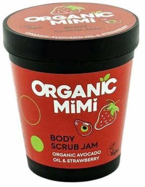 Keha kooriv kreem Organic Mimi Avocado Oil And Strawberry, 270 ml