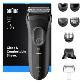 Бритва для бороды Braun Series 3+ 3000BT, черный цв.