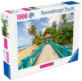 Pusle Ravensburger Beautiful Walkways Colorful Bridge In Malays, 50 cm x 70 cm, 1000 tk, mitmevärviline