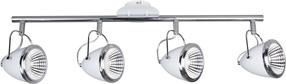 Светильник потолочный Spotlight Oliver 5109402, GU10, 3000 °К, 4 x 5.5 Вт, белый цв./хромовый цв. / белый цв.