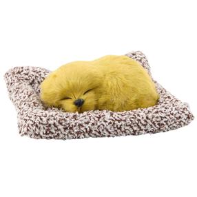 Mīkstā rotaļlieta suns Lean Toys Plush Animal, brūna krās., 10 cm