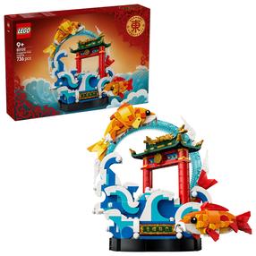 Konstruktors LEGO® Chinese Festivals Pārticības karpa lēcienā 80120, 736 gab.