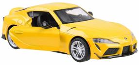  Rotaļlieta automašīna MSZ Toyota GR Supra 1:31 ZA3758, dzeltena krās.