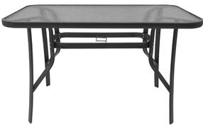 Lauko stalas Majorca Duo, juoda sp., 150 cm x 80 cm x 70 cm