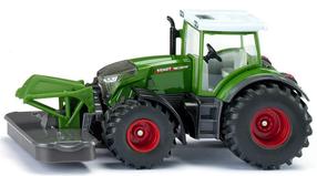 Игрушечный трактор Siku Fendt 942 Vario Wth Front Mower 2000, черный цв./зеленый цв.