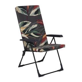 Lauko kėdė Patio Barletta Black Edition G053-06IB, juoda sp./įvairių spalvų, 70 cm x 59 cm x 62 - 104 cm