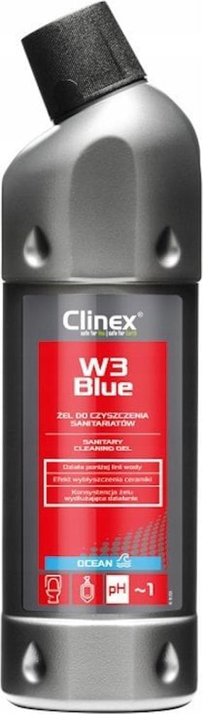 Sanitārais tīrīšanas līdzeklis Clinex W3 Blue, tīrīšanai, 1 l