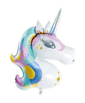 Balons universāls PartyDeco Unicorn, daudzkrāsaina