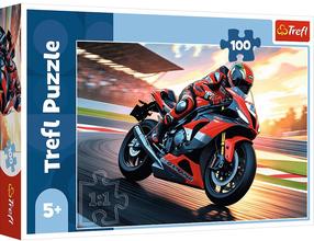 Puzle Trefl Fast Motorcycle 16489, 27.5 cm x 41 cm, 100 gab., daudzkrāsaina