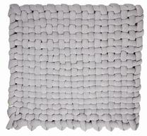 Žaidimų kilimėlis Lulando Art Collection Braid Velvet, 140 cm x 140 cm, pilka sp.