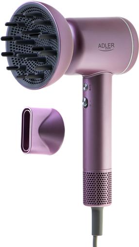 Plaukų džiovintuvas Adler AD 2270P Superspeed, 1600 W, violetinė sp.