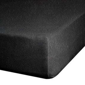 Paklodė Design 91 Frotte, juoda sp., 180 x 200 cm, su guma