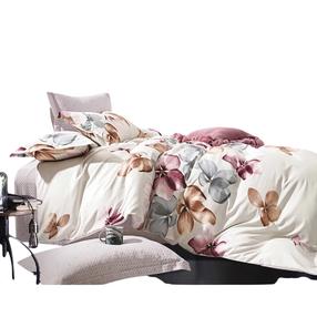 Patalynės užvalkalų komplektas PFY-105, bordo/pilka/rožinė, 160 x 200 cm