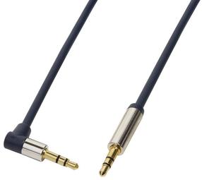 Vads Logilink Jack 3.5 to Jack 3.5 Jack 3.5, Jack 3.5, 1 m, zila krās.