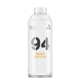 Aerozoliniai dažai Montana 94, paprastieji, balta sp., 0.4 l